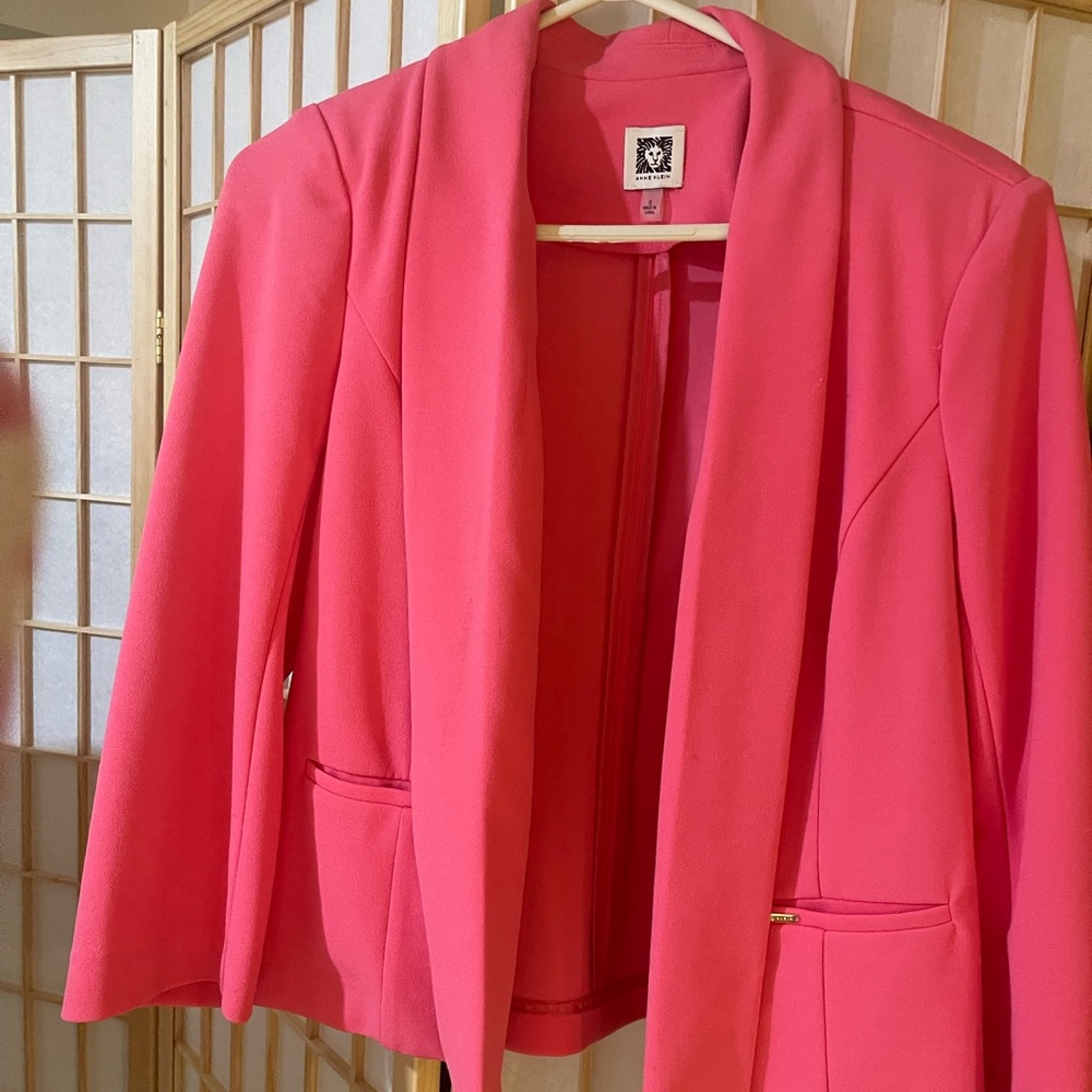 Anne Klein Vibrant Pink Blazer